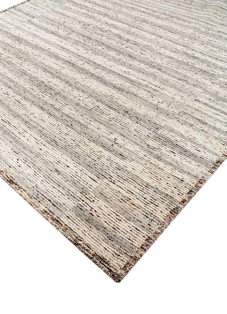 Alfombra de lana - 285 x 255 cm - gris claro