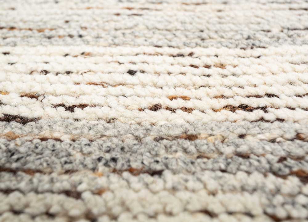 Alfombra de lana - 285 x 255 cm - gris claro