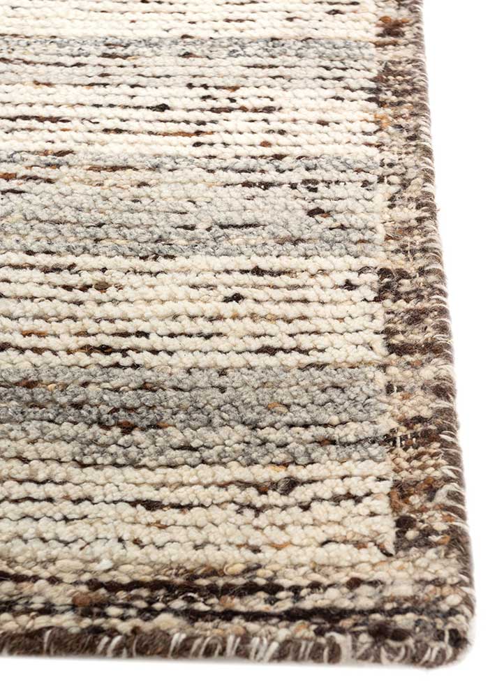 Alfombra de lana - 285 x 255 cm - gris claro