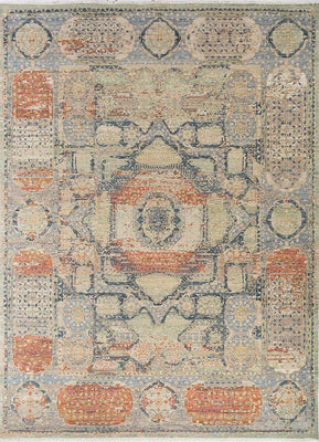 Alfombra de lana - 360 x 270 cm - verde