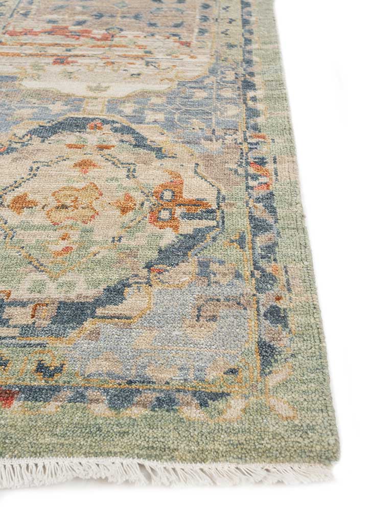 Alfombra de lana - 360 x 270 cm - verde