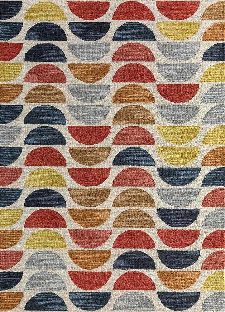 Alfombra de lana - 390 x 240 cm - multicolor