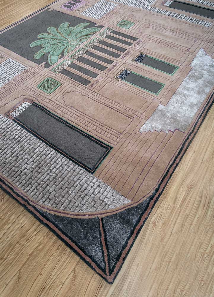 Alfombra de lana - 500 x 205 cm - naranja