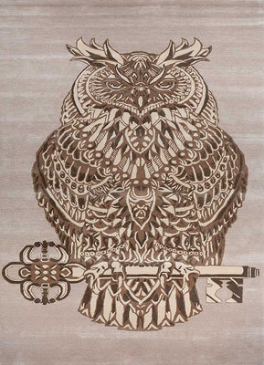 Alfombra de lana - 360 x 195 cm - crema