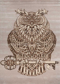 Alfombra de lana - 360 x 195 cm - crema