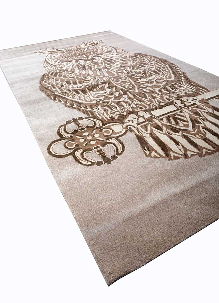 Alfombra de lana - 360 x 195 cm - crema