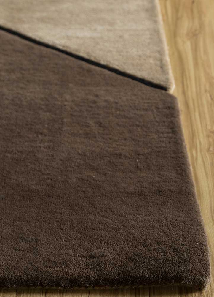 Alfombra de lana forma especial  - 240 x 170 cm - beige