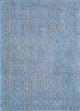 Alfombra de lana - 180 x 120 cm - azul marino