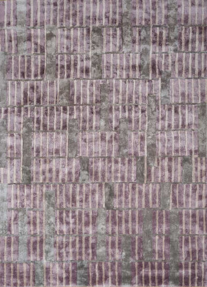 Alfombra de diseño - 270 x 180 cm - púrpura