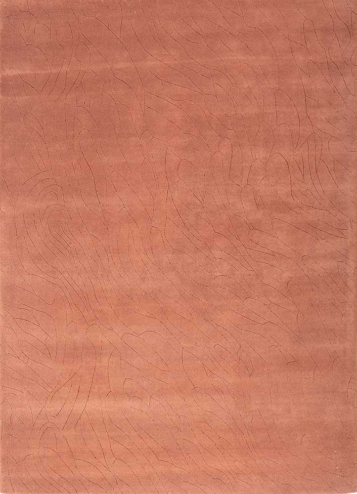 Alfombra de lana - 233 x 165 cm - naranja