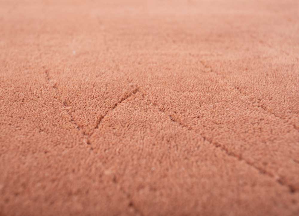 Alfombra de lana - 233 x 165 cm - naranja