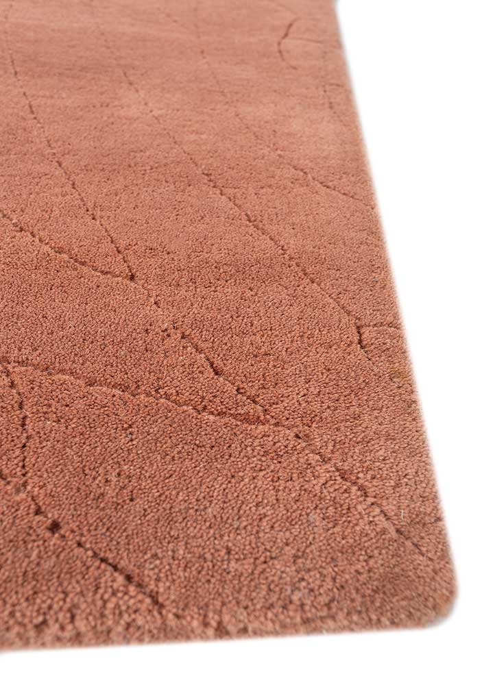 Alfombra de lana - 233 x 165 cm - naranja