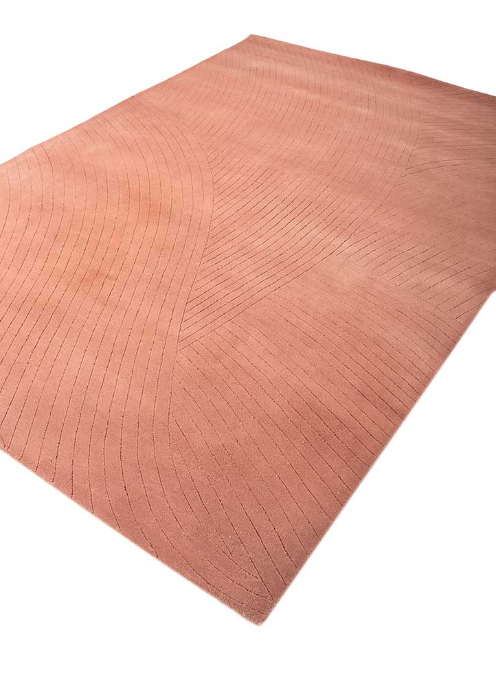 Alfombra de lana - 238 x 168 cm - naranja