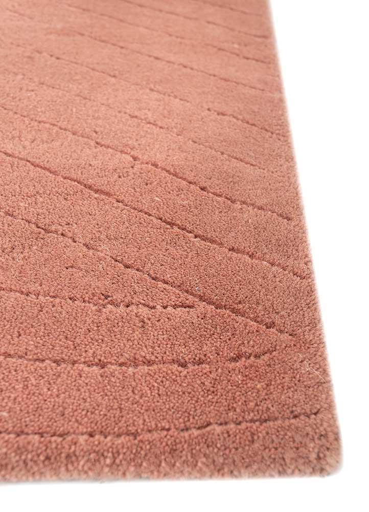 Alfombra de lana - 238 x 168 cm - naranja