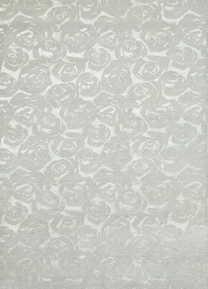 Alfombra de lana - 240 x 120 cm - gris claro