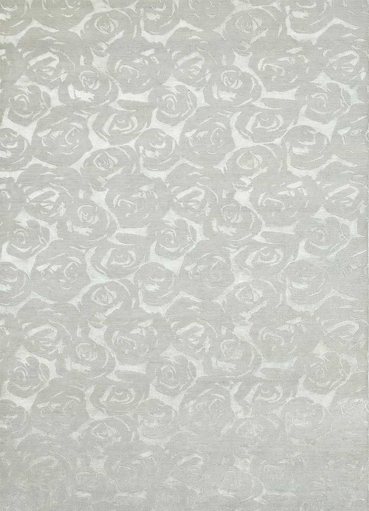 Alfombra de lana - 240 x 120 cm - gris claro