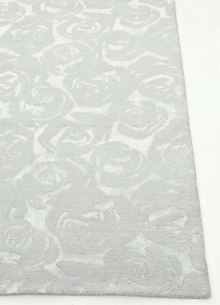 Alfombra de lana - 240 x 120 cm - gris claro