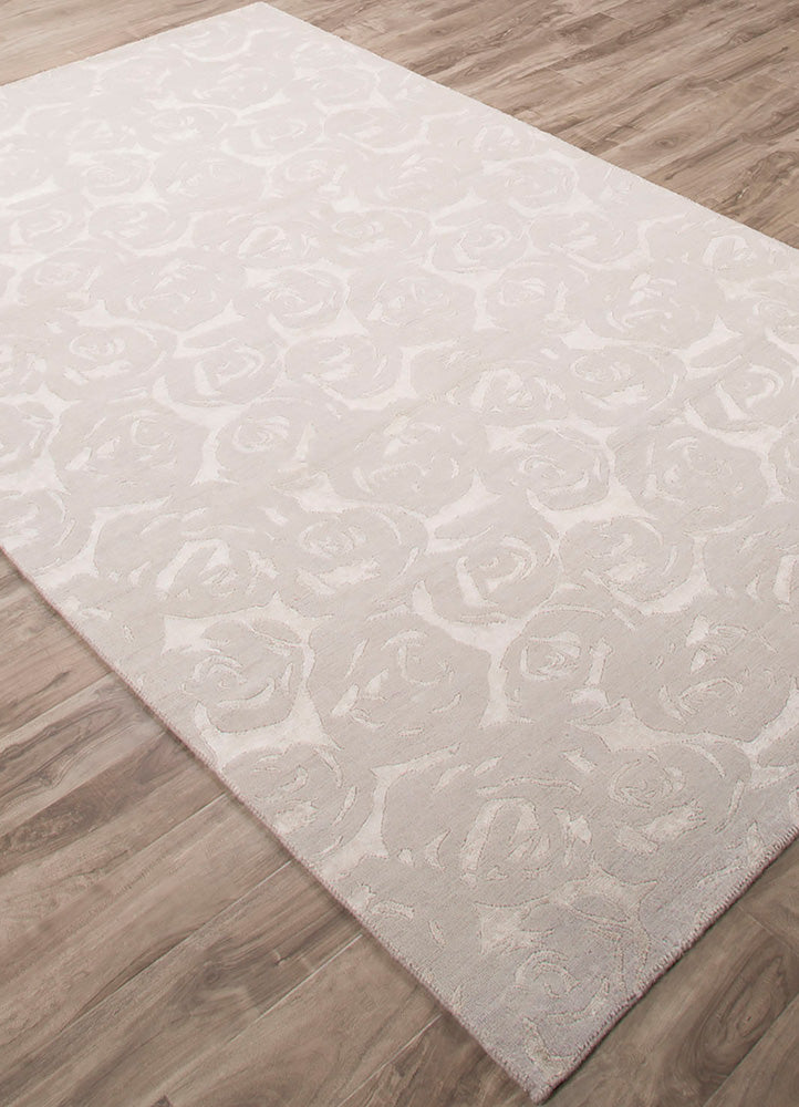 Alfombra de lana - 240 x 120 cm - gris claro