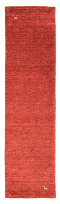 Alfombra de pasillo Alfombra Gabbeh - Indus - 200 x 80 cm - rojo