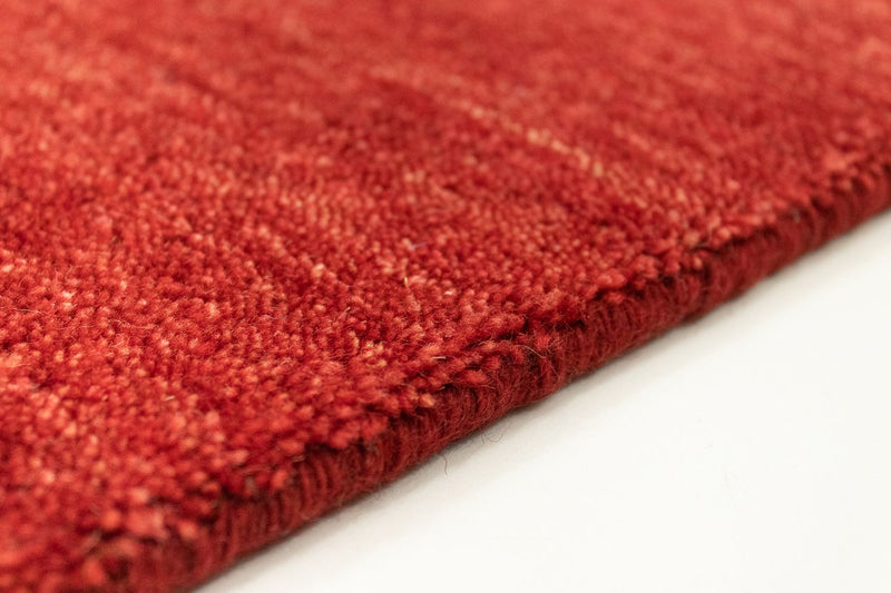 Alfombra de pasillo Alfombra Gabbeh - Indus - 200 x 80 cm - rojo