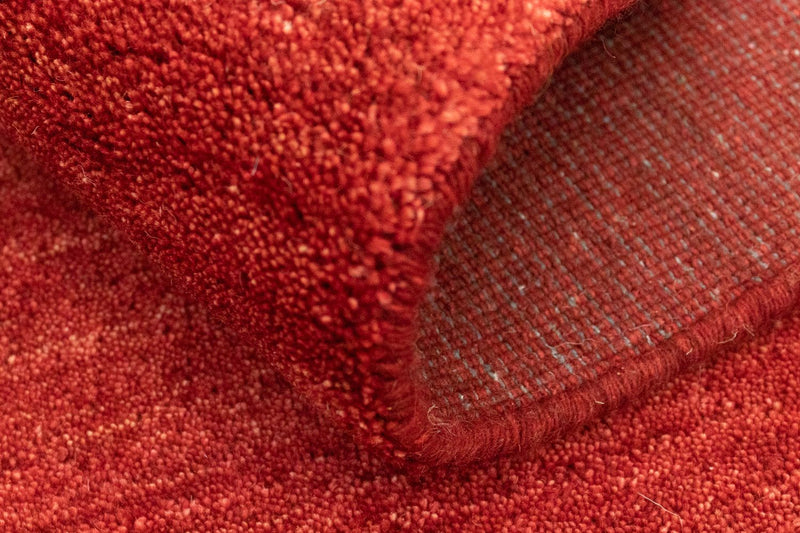 Alfombra de pasillo Alfombra Gabbeh - Indus - 200 x 80 cm - rojo
