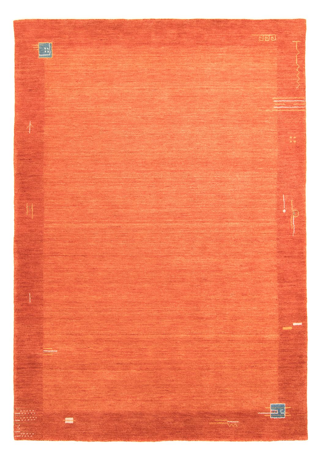 Alfombra Gabbeh - Indus - 300 x 250 cm - rojo
