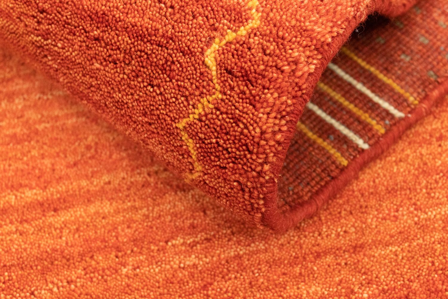 Alfombra Gabbeh - Indus - 300 x 250 cm - rojo