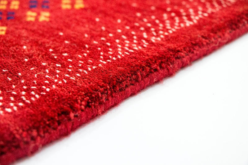 Alfombra Gabbeh - Loribaft Persa - 250 x 200 cm - rojo