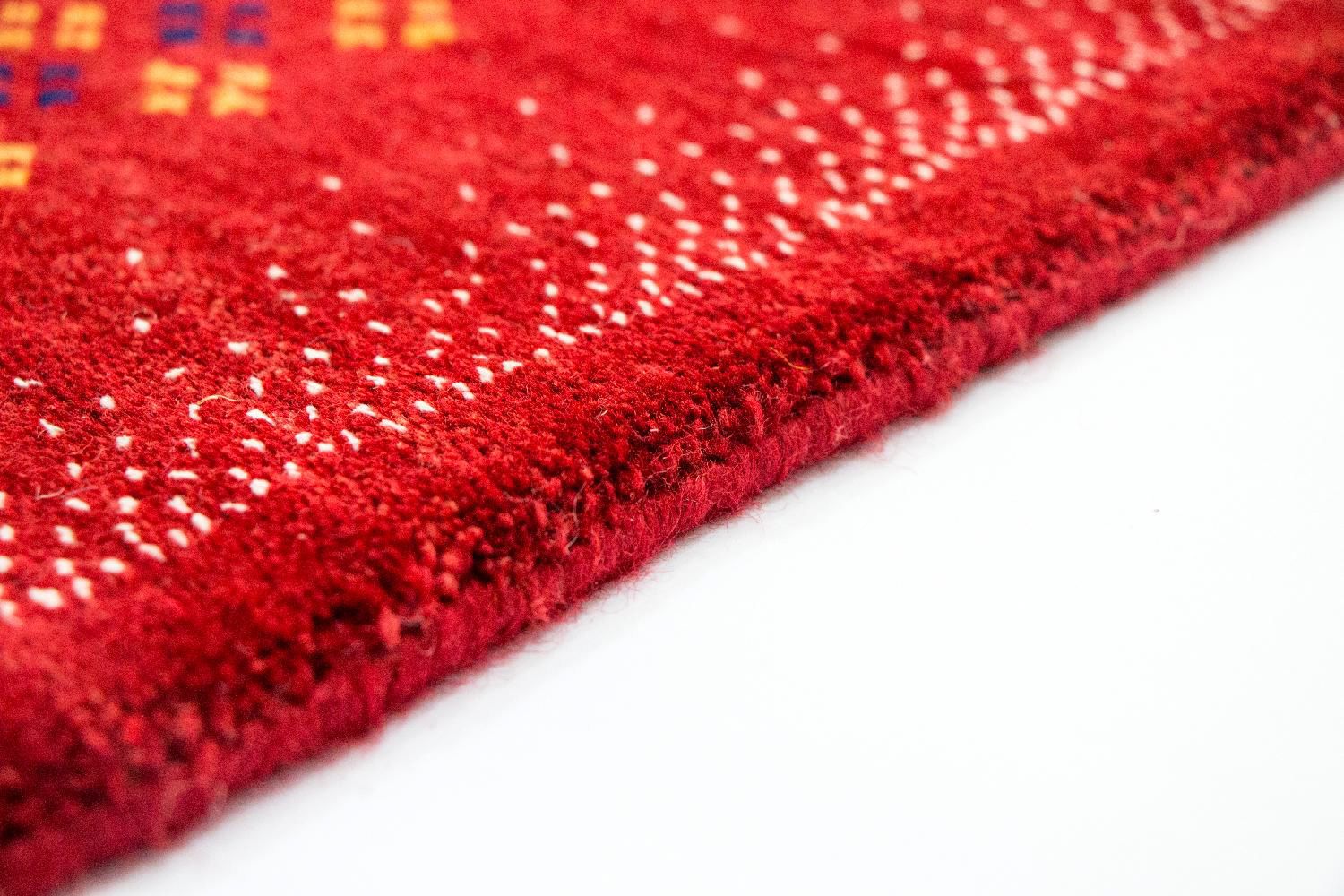 Alfombra Gabbeh - Loribaft Persa - 400 x 300 cm - rojo
