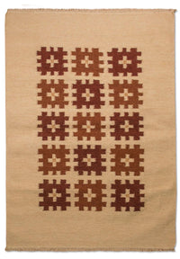 Alfombra Kelim - Tendencia - 180 x 120 cm - rojo