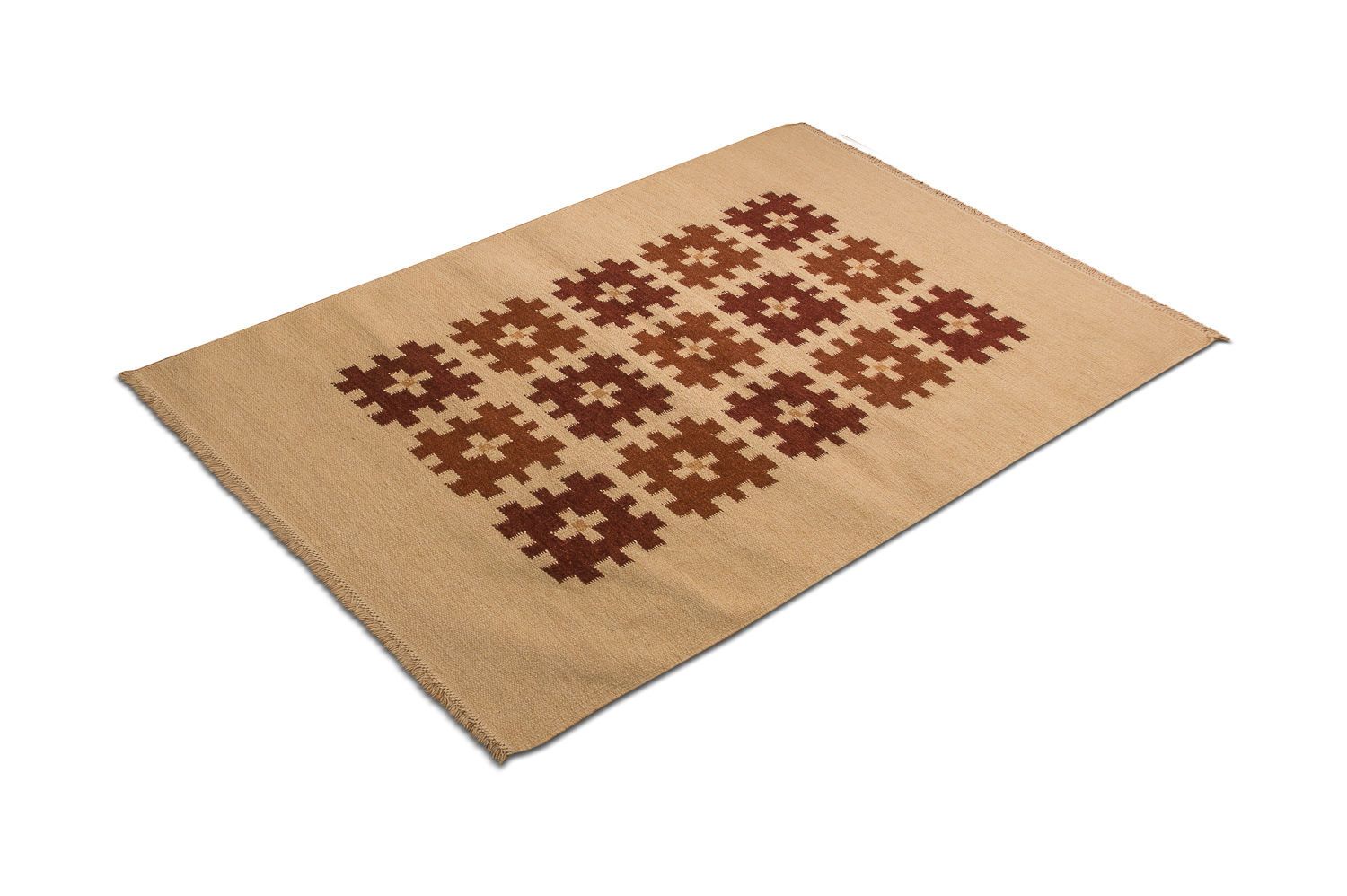 Alfombra Kelim - Tendencia - 180 x 120 cm - rojo