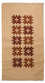 Alfombra de pasillo Alfombra Kelim - Tendencia - 250 x 80 cm - rojo