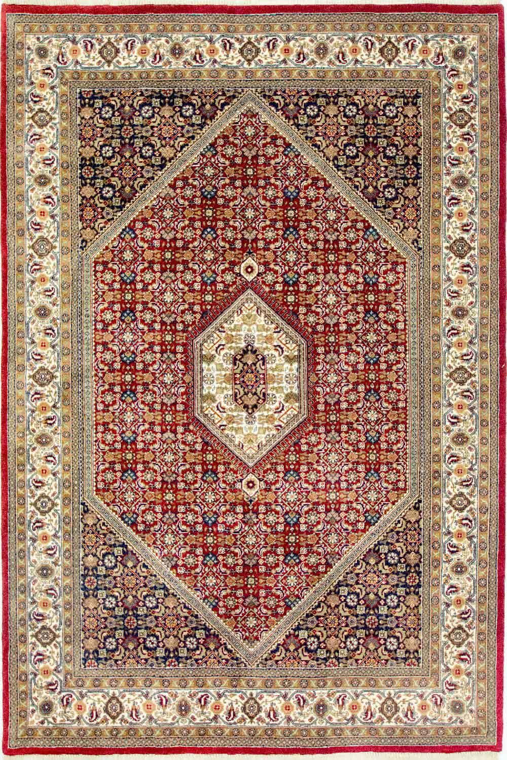 Alfombra persa - Bidjar - 300 x 200 cm - rojo