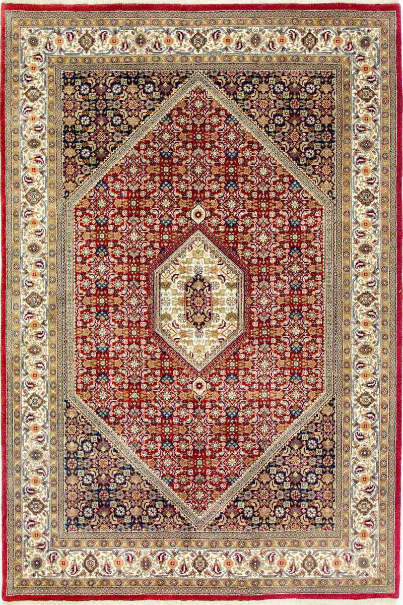 Alfombra persa - Bidjar - 300 x 200 cm - rojo