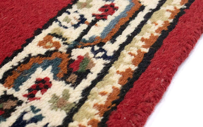 Alfombra oriental - 90 x 60 cm - rojo