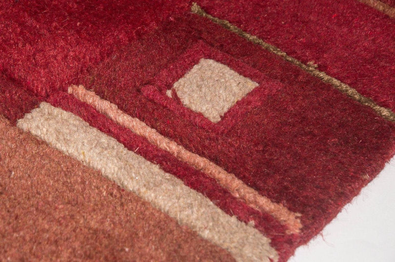 Alfombra de Nepal - 140 x 70 cm - rojo