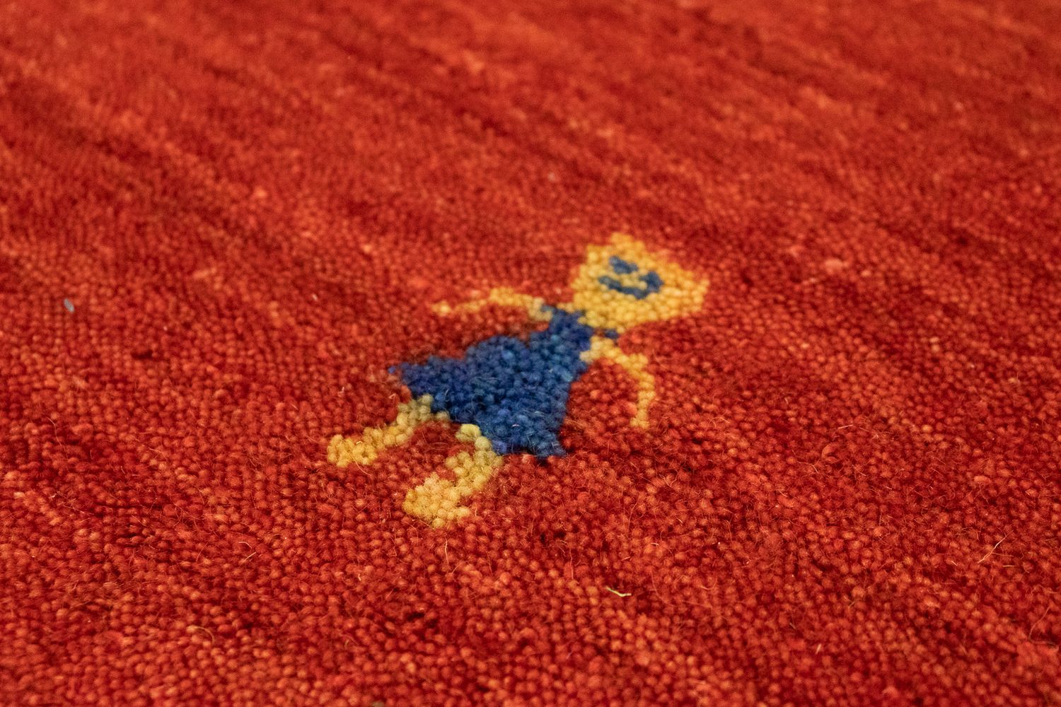 Alfombra Gabbeh - Indus - 300 x 250 cm - rojo
