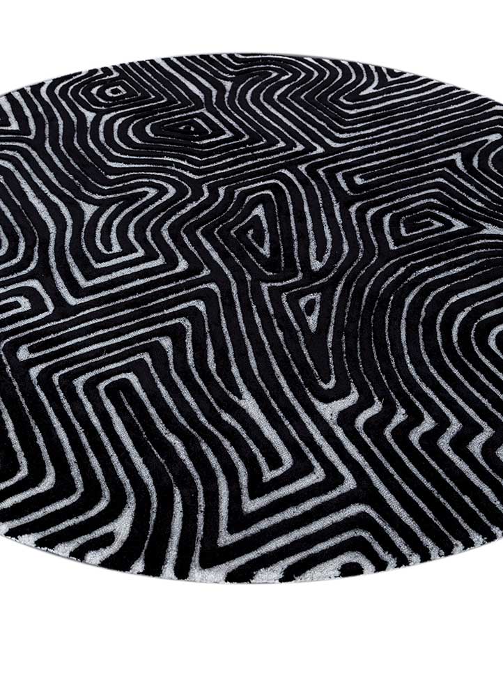 Alfombra redondo  - 180 x 180 cm - gris