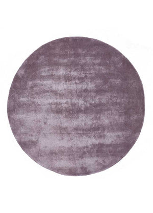 Alfombra de diseño redondo  - 180 x 180 cm - púrpura