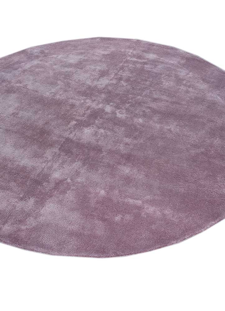 Alfombra de diseño redondo  - 180 x 180 cm - púrpura