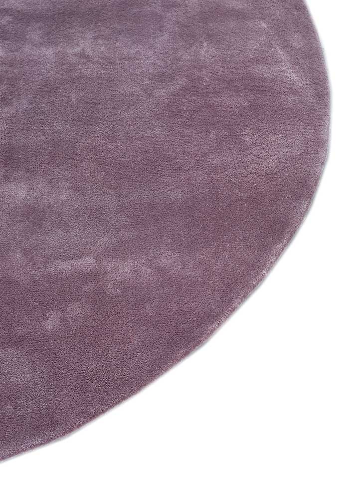 Alfombra de diseño redondo  - 180 x 180 cm - púrpura