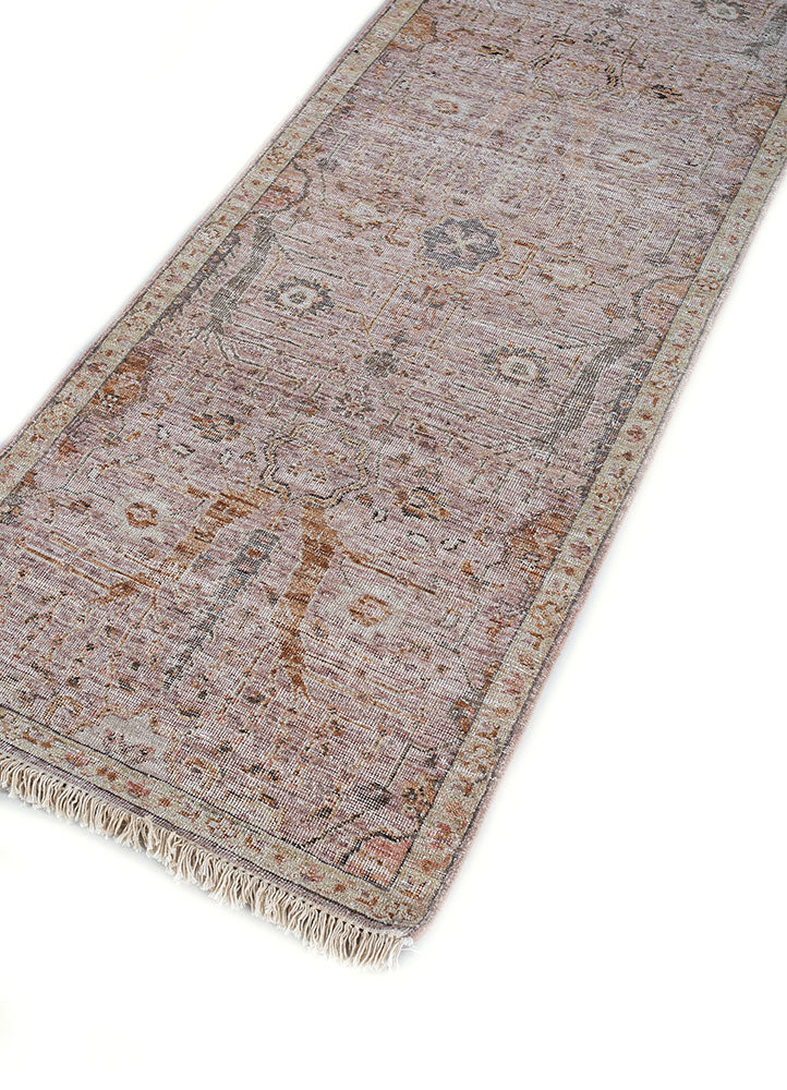 Alfombra de pasillo Alfombra de lana - 240 x 75 cm - naranja