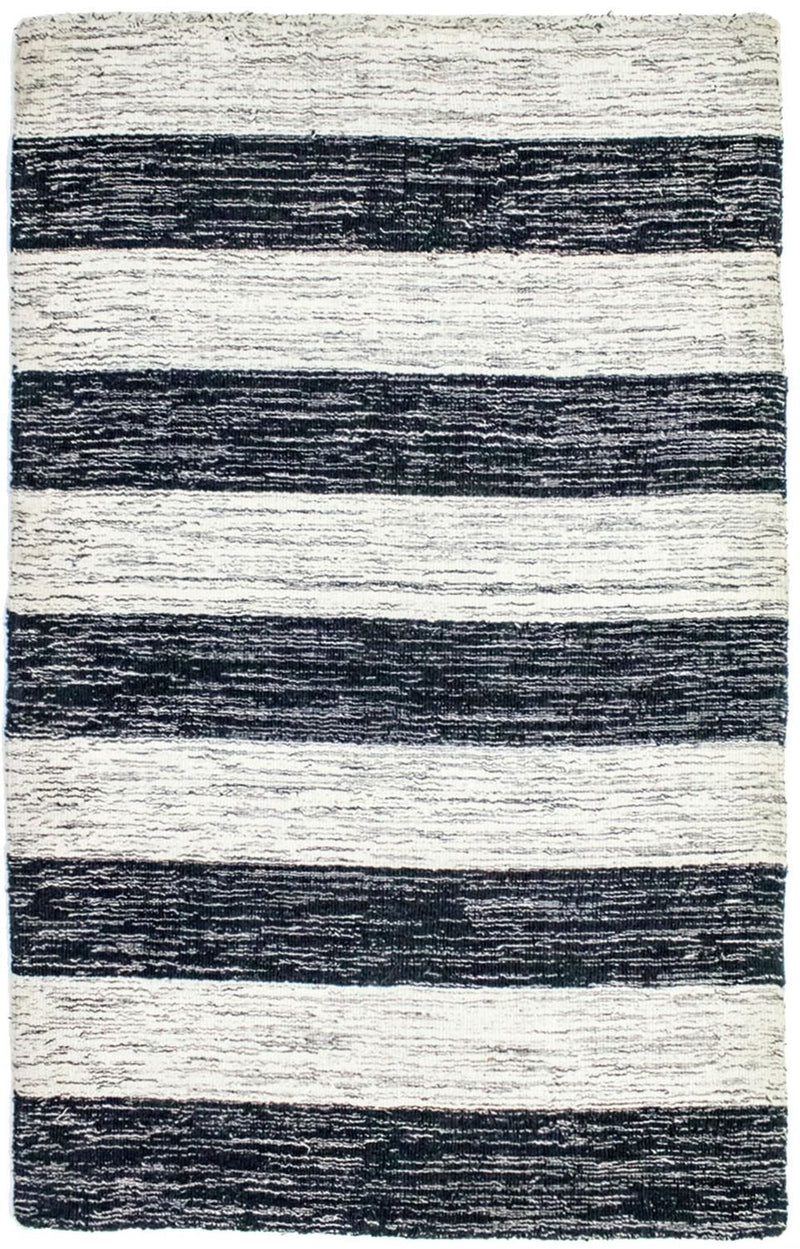 Alfombra de lana - 164 x 103 cm - multicolor