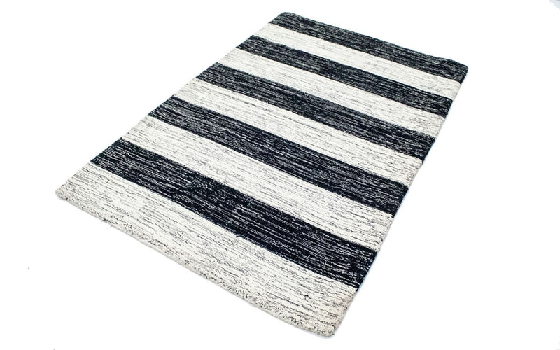 Alfombra de lana - 164 x 103 cm - multicolor