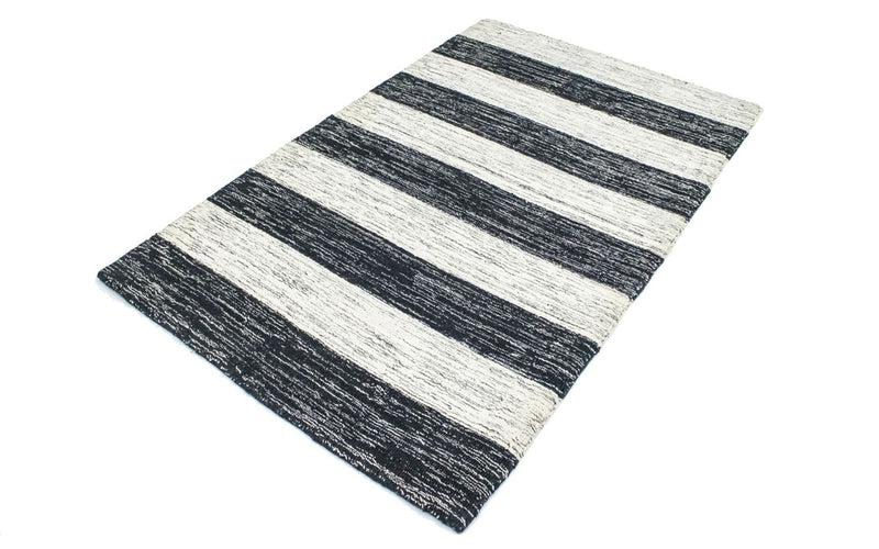 Alfombra de lana - 164 x 103 cm - multicolor
