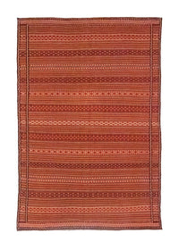 Alfombra Kelim - Oriental - 242 x 166 cm - marrón