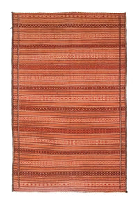 Alfombra Kelim - Oriental - 296 x 199 cm - naranja