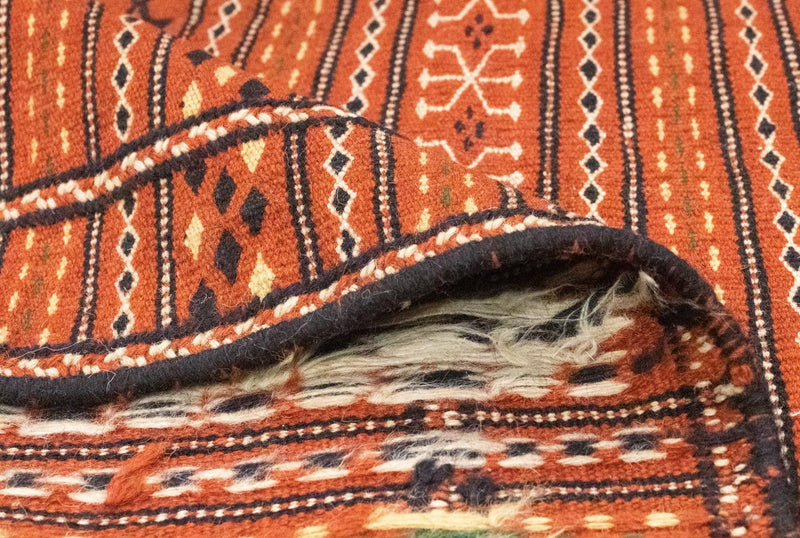 Alfombra Kelim - Oriental - 300 x 194 cm - naranja