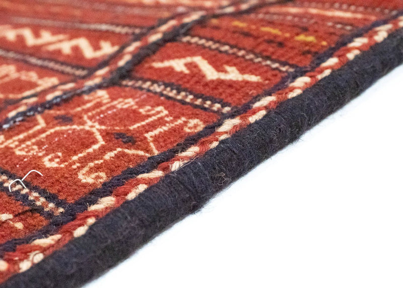 Alfombra Kelim - Oriental - 301 x 197 cm - rojo