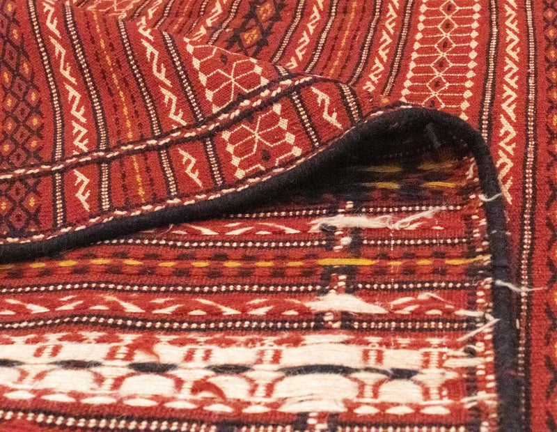 Alfombra Kelim - Oriental - 301 x 197 cm - rojo